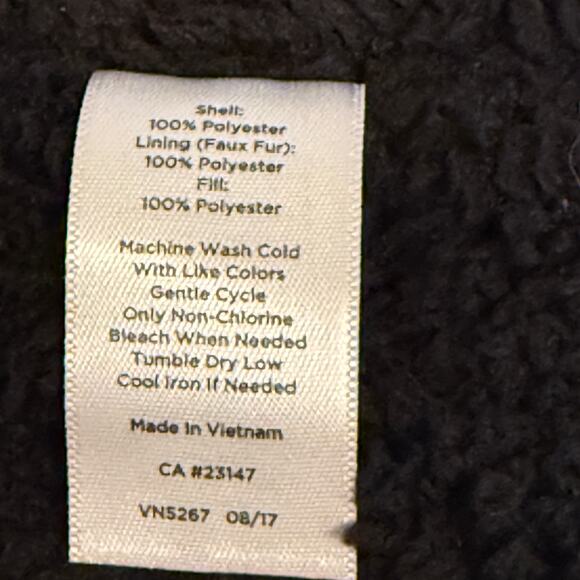 Talbots Primaloft Sherpa-Lined Plaid Full Zip Vest Size M Petite Gorpcore Preppy - Picture 9 of 10